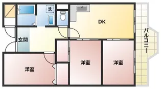 ピュアネスDoi【3階】の間取り