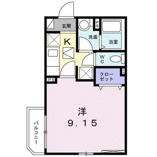 サンリット東希望が丘【1階】の間取り