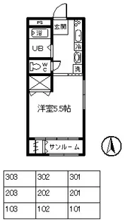 TYハウス玉村II【1階】の間取り