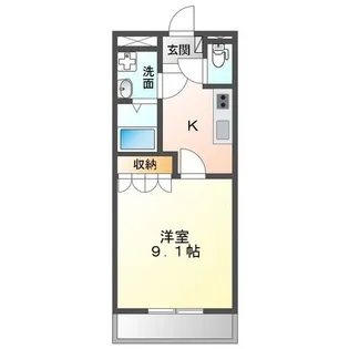 グランディールS・D【1階】の間取り