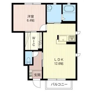ペパルク【1階】の間取り