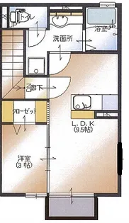 メゾンドLuLu【2階】の間取り