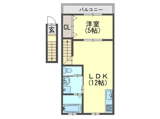 アンダンテ加古川本町【2階】の間取り