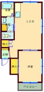 グリーンハイツ【2階】の間取り
