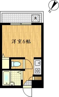 ファインズコート渡田【2階】の間取り