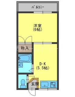 末広大丸マンション【5階】の間取り