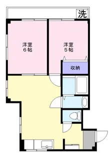 第二フタバハイツ【3階】の間取り