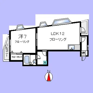 プレジール中嶋【3階】の間取り