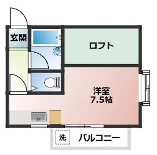 プレシジョンウイング【2階】の間取り