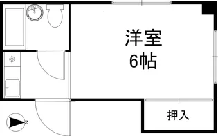 禅昌院町ハイツI【2階】の間取り