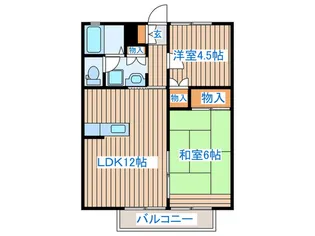 メゾン・ドゥ・カノン【1階】の間取り