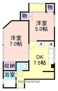 フラン93【2階】の間取り