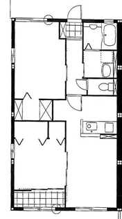 フローラA【1階】の間取り