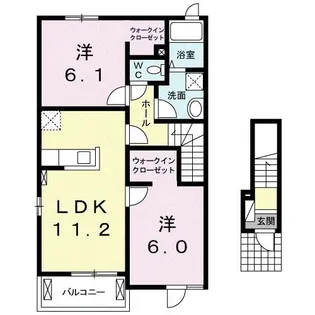 セイバリー IV【2階】の間取り