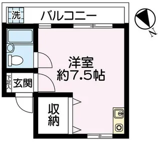 ドミトリーカナイ【2階】の間取り