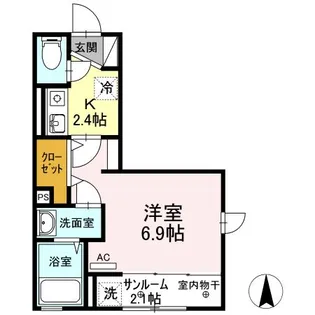 プレザントヒルズ B【2階】の間取り
