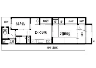 京都府京都市右京区太秦桂ケ原町【一戸建】の間取り