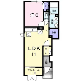 ノイ・アストロBの間取り