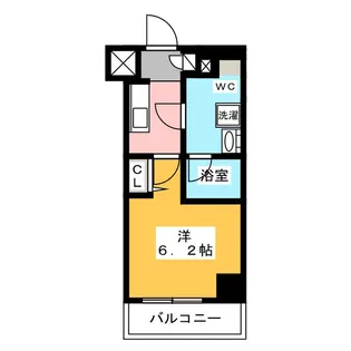 クレヴィスタ綾瀬【7階】の間取り