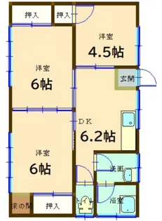 群馬県桐生市菱町4【一戸建】の間取り
