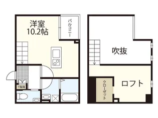 1Rの間取り画像
