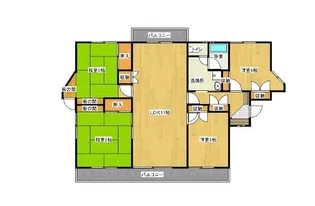 静岡県浜松市中央区蜆塚3【マンション】の間取り