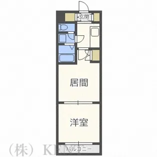 メープル桑園駅【4階】の間取り
