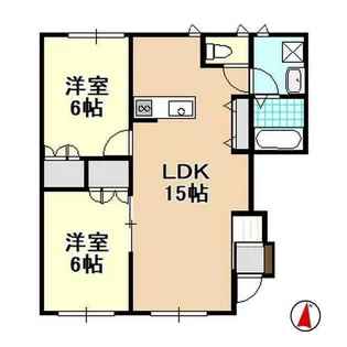 サザンコート【1階】の間取り