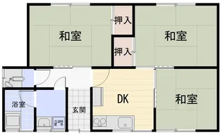鳥取県米子市東福原8【一戸建】の間取り