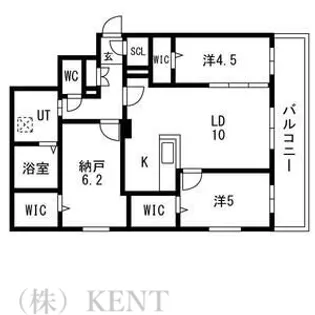 3LDKの間取り画像