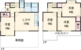 東京都八王子市泉町【一戸建】の間取り