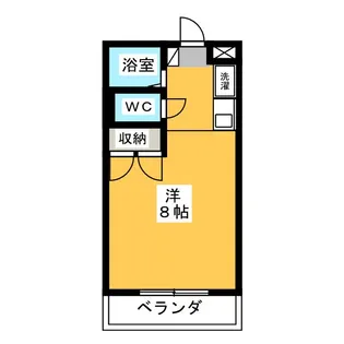 コーポ満寿美【2階】の間取り