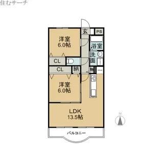 マスターズ・フォート【3階】の間取り