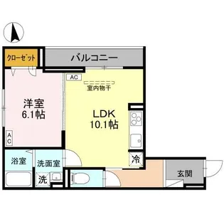 埼玉県戸田市大字新曽【アパート】の間取り