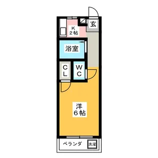 ネオ明治館【1階】の間取り