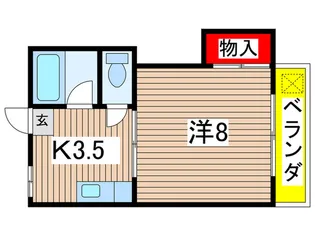 SPACE YOU【2階】の間取り