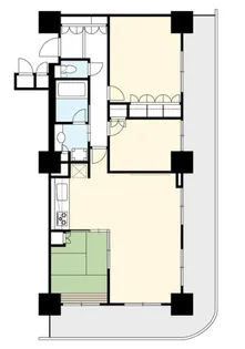 エクステ山下公園クレイドルタワー【21階】の間取り