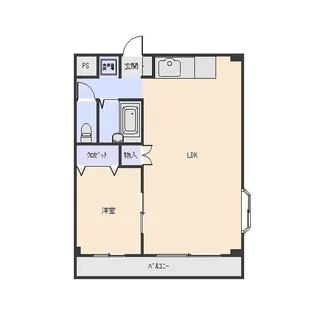 エディフィスII【1階】の間取り