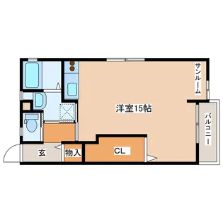 宮崎県都城市都北町【アパート】の間取り