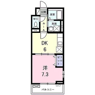 ベルウエスト【2階】の間取り