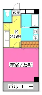 東京都清瀬市野塩1【マンション】の間取り