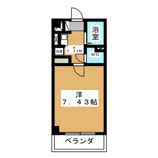あさひレジデンス五番館【3階】の間取り