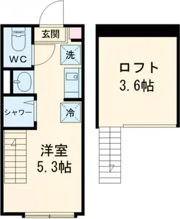 Avenir 上石神井【2階】の間取り