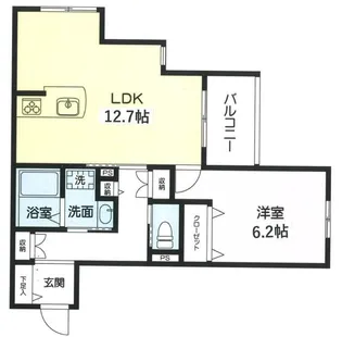 ラ メゾン ブランシェ【3階】の間取り