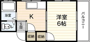 実森ビル【2階】の間取り