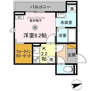 (仮称)D-ROOM文京2丁目【2階】の間取り