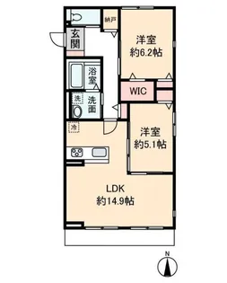 HEIM MAISON 庄内通駅東 C棟【1階】の間取り