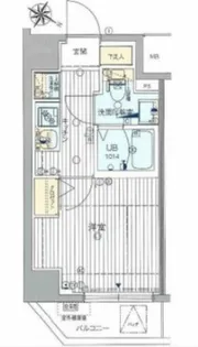 グロースレジデンス横浜大通り公園【9階】の間取り