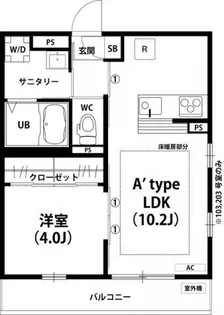 埼玉県蕨市錦町3【アパート】の間取り