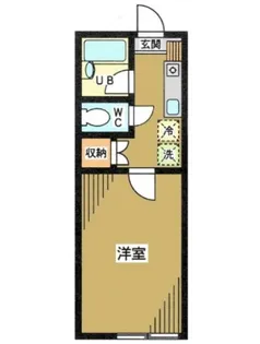 サンティエ【1階】の間取り